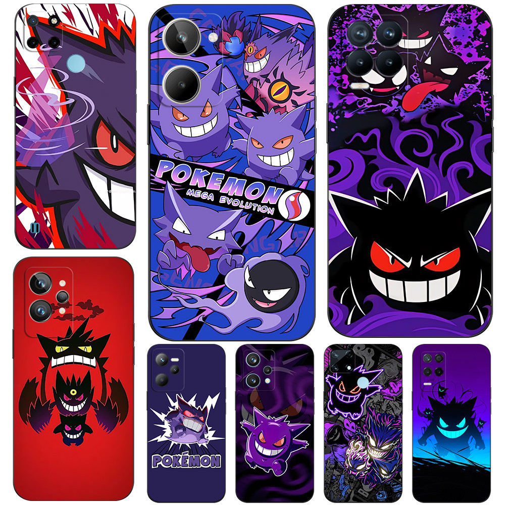 Capa Para Realme GT Master Edition Q3 PRO Narzo 30 V13 5G/Q3i 5G De Telefone Escuro Pokemon Gengar