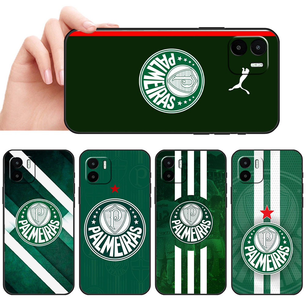 Capa De Telefone Preta Macia Para Xiaomi Redmi A1 A2 A3 A3X 11A 12 K50 Pro K50 Gaming Capinha Verde e Branca Futebol Tor