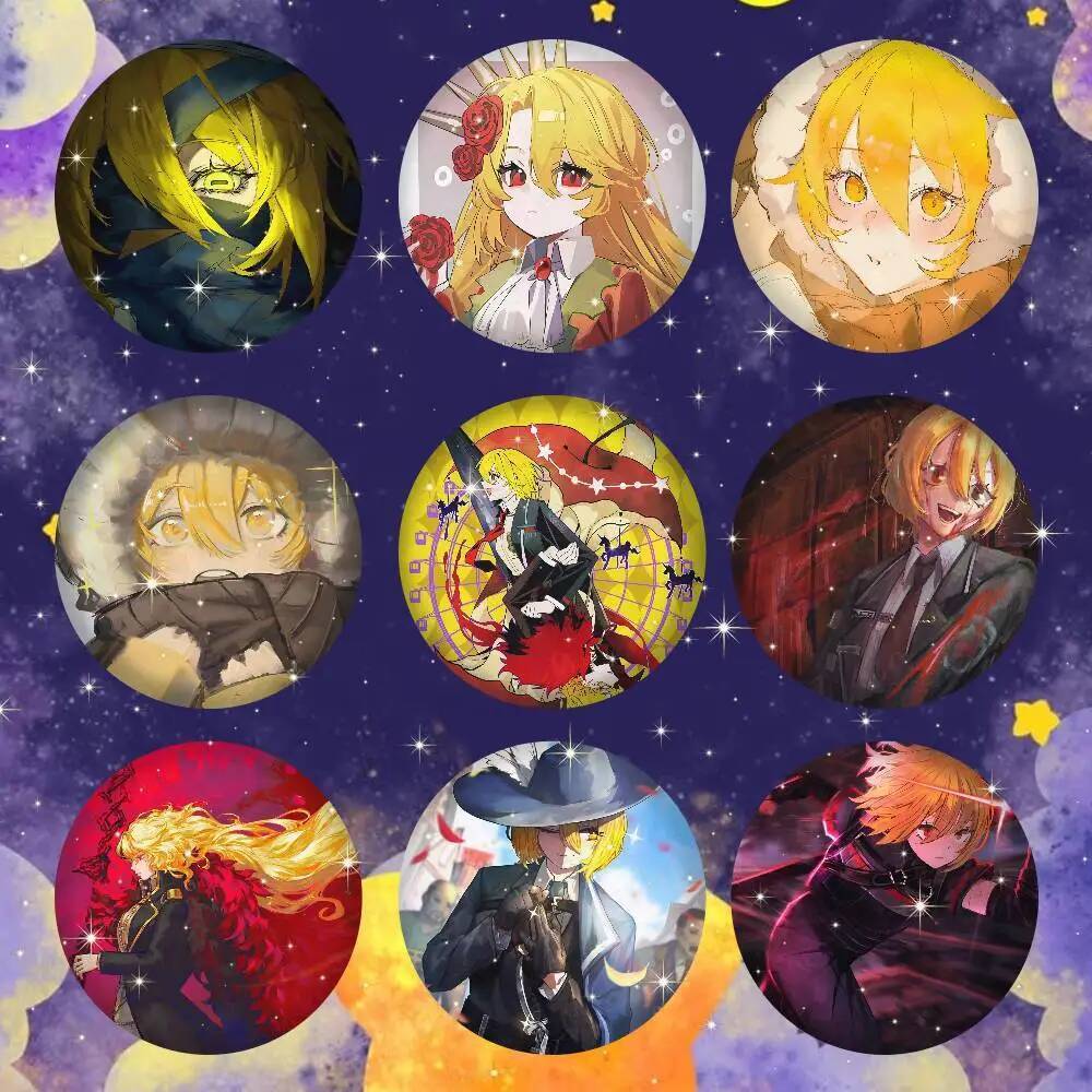 D-Don Q-Quixote Limus Company Badge Em Mochila Acessórios Manga Ícones Pinos Broches Redondos De Desenhos Animados Para