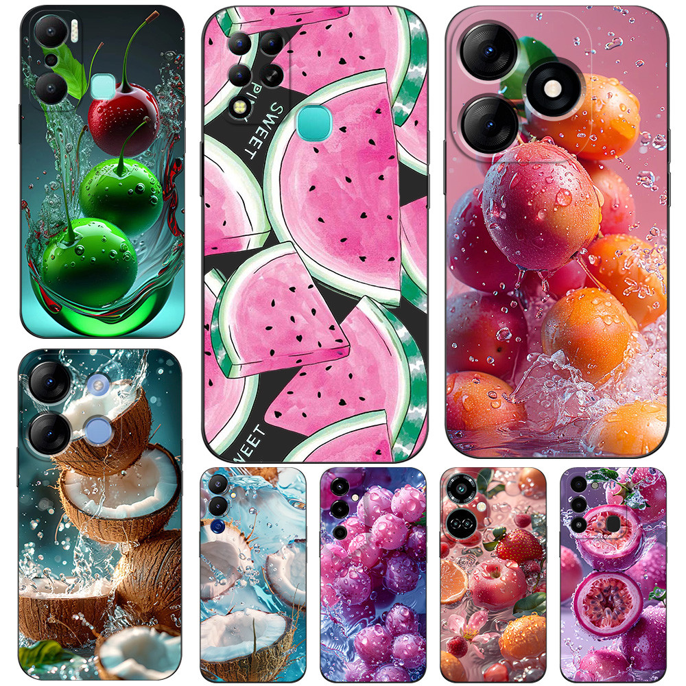 Capa Para INFINIX NOTE 30 PRO 30VIP Quente 10 11 (G37) De Telefone Melancia Verão Frutas