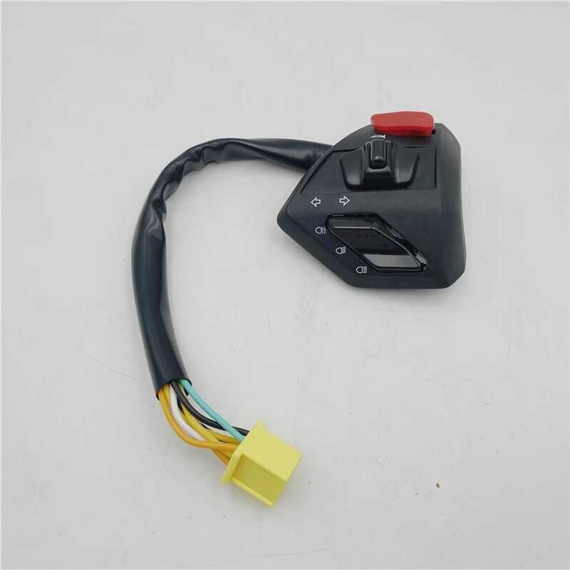 Adequado para interruptor de sinal de volta VR150 HJ150T-19 botão esquerdo direito HJ125T-19 iniciar 125 buzina do farol