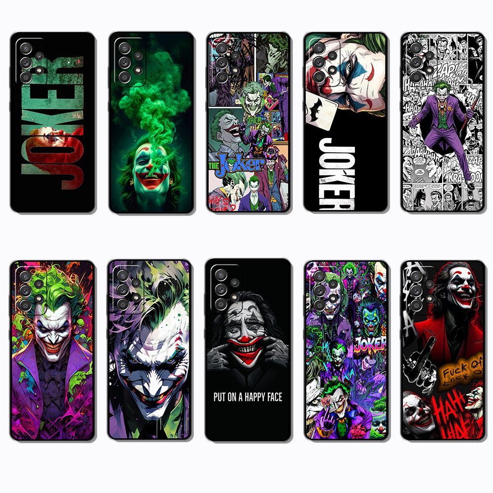 Para 3c Samsung Galaxy A13 A23 A32 A33 A52 A53 A72 A73 Coringa Capa De TPU Preta Macia