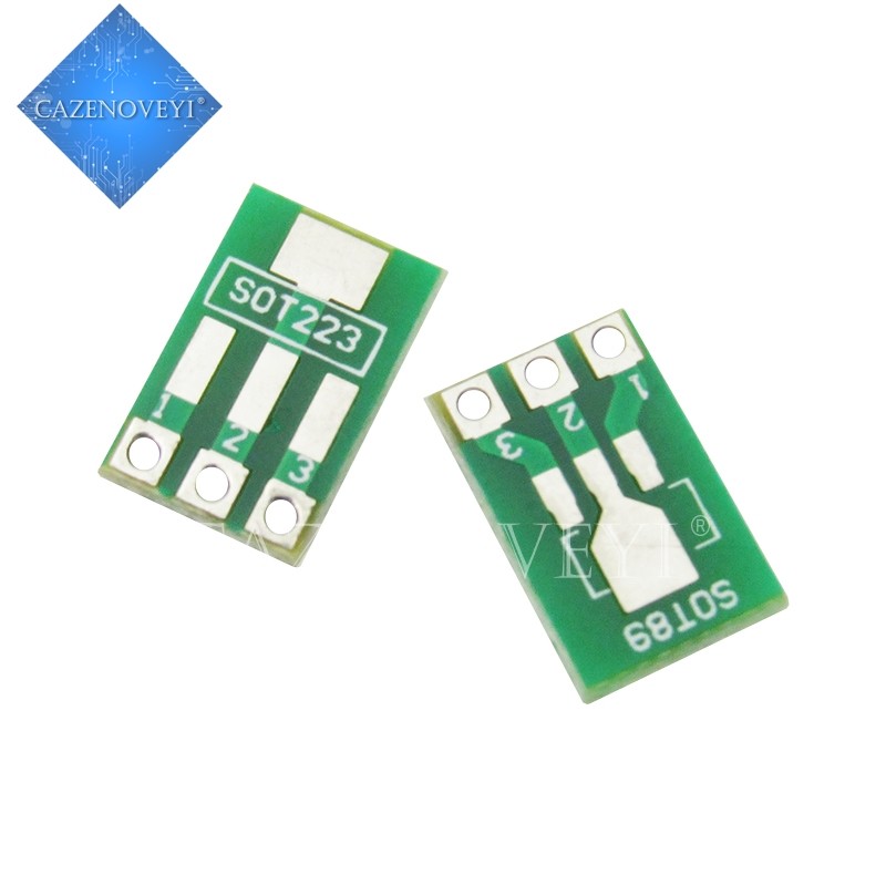 20 Peças SOT89 SOT223 Para DIP PCB Placa De Transferência Pino Adaptador De Passo Conjuntos De Chaves