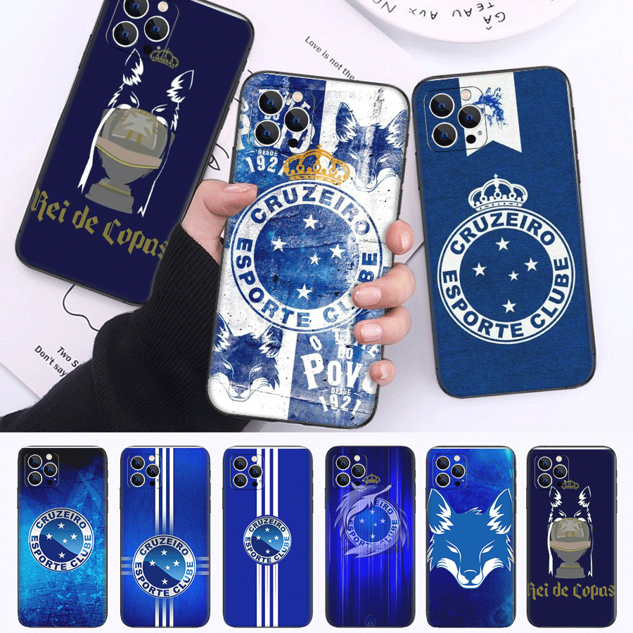 Cruzeiro Q8 Para Samsung S6 S7 S8 S9 Edge Plus Compatibilidade TPU Capas De Telefone Capa Protetora