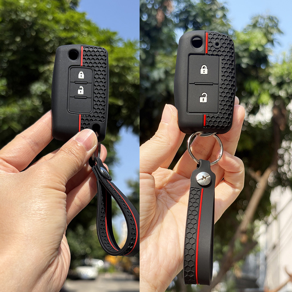 Fot Mitsubishi Xpander Eclipse Mirage Outlander ASX Pajero Cross MQ MR Triton Glx Modificado Flip Soft Silicone Capa Par