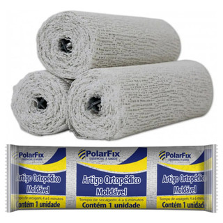 Atadura Gessada 20x400cm Hospitalar – Secagem Rápida e Resistente