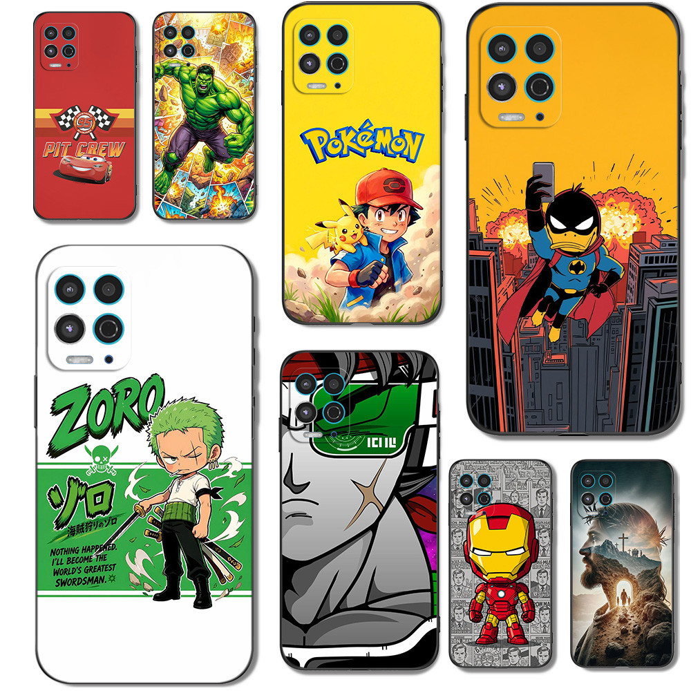Para Motorola Moto G100 5G Caso Capa Traseira Edge S De Telefone Silicone Macio Protetor Preto Tpu Jesus Batman Zoro Ani