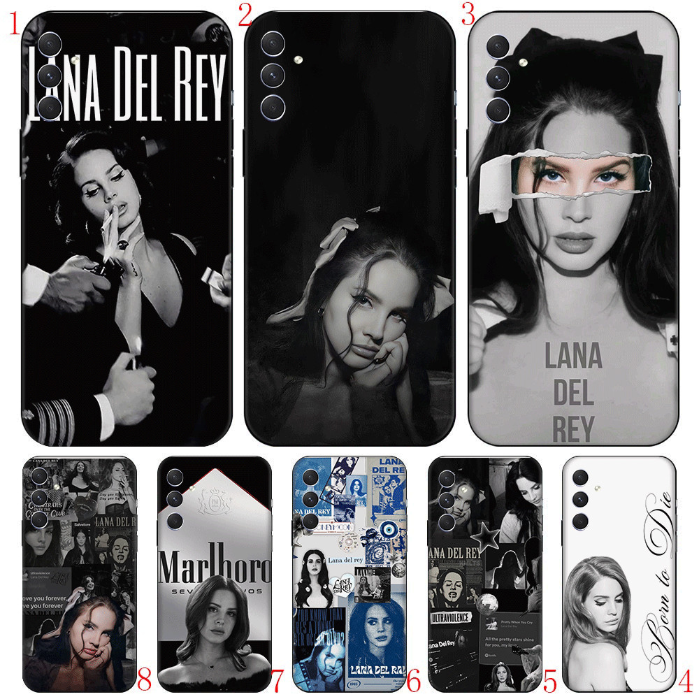 A8 Cantor Lana Del Rey Samsung A01 Ue A02 M02 A03S A10 S A20 A30 Compatibilidade TPU Casos De Telefone Capa Protetora