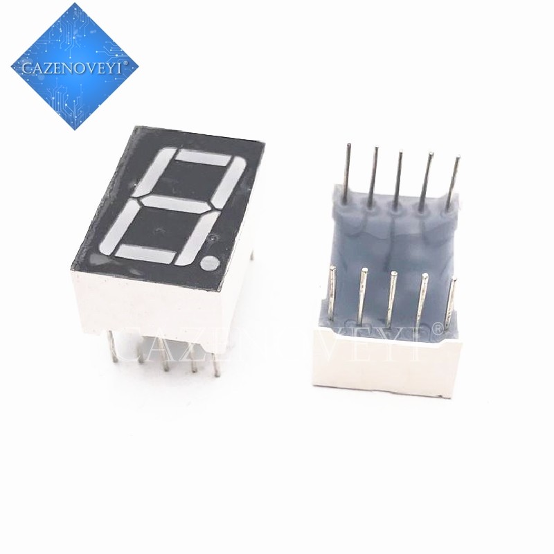 5 Peças 7 Segmentos 0.56 Em Cátodo Comum Tubo Digital De 1 Bit 0.56 " Polegadas 0.56 Pol . LED Com Display Vermelho Esto