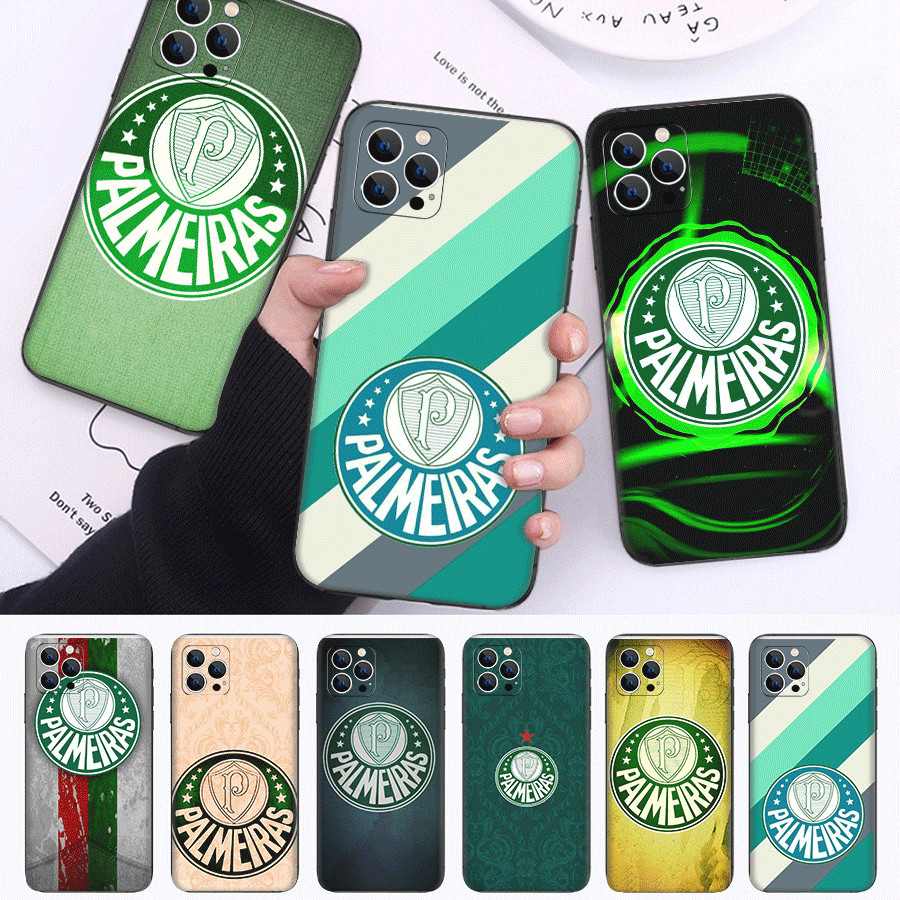 Palmeiras Club Y1 Para Samsung S6 S7 S8 S9 Edge Plus TPU Capa De Telefone De silicone Macio Preto