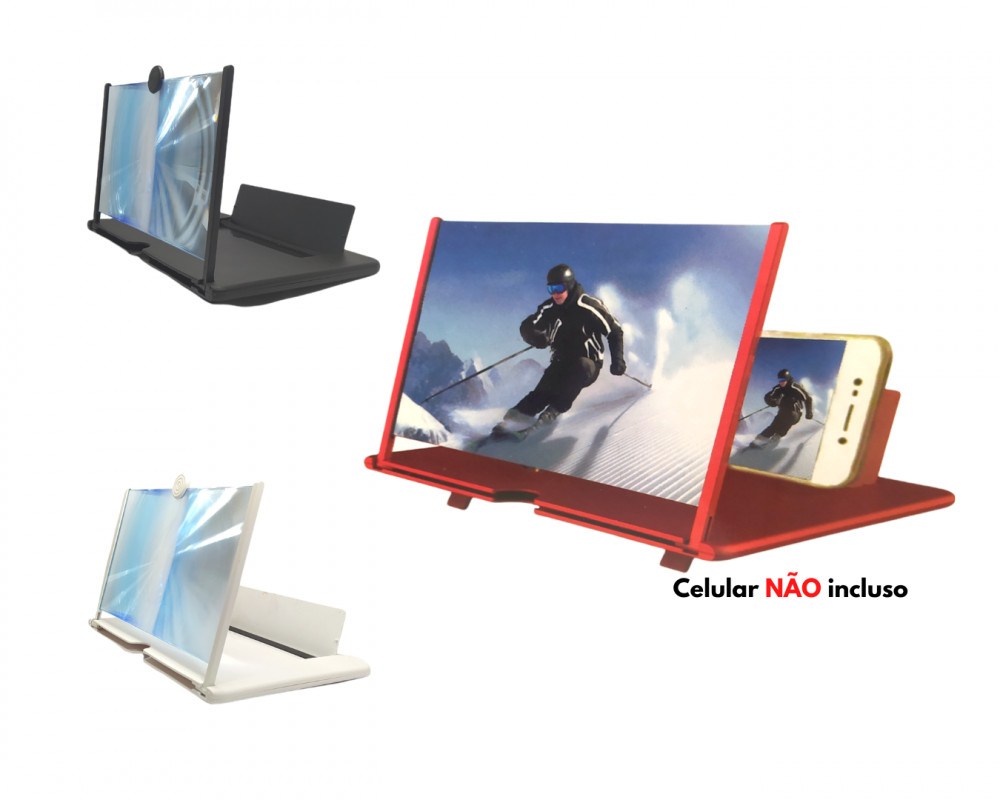 Ampliador de Tela 12 polegadas para Celular e Tablet