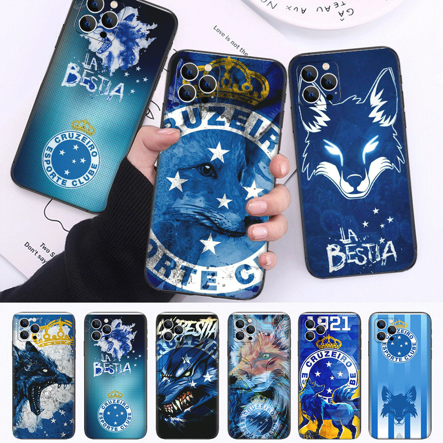 Cruzeiro Club A6 Para Samsung S6 S7 S8 S9 Edge Plus Compatibilidade TPU Capas De Telefone Capa Protetora