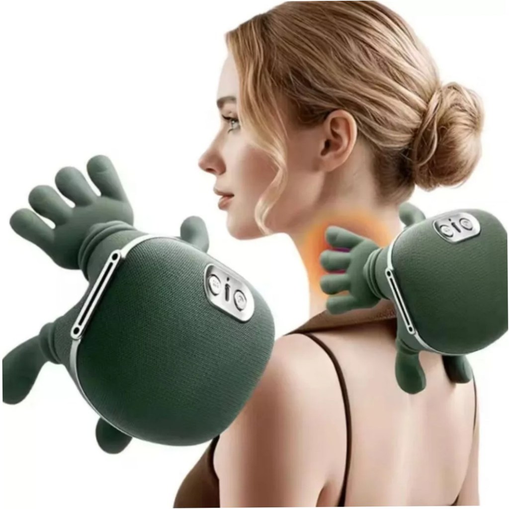 Massageador Elétrico Muscular Maozinha Fisioterapia Profissional Para Pescoço Ombro Portátil Silencioso Recarregável ...