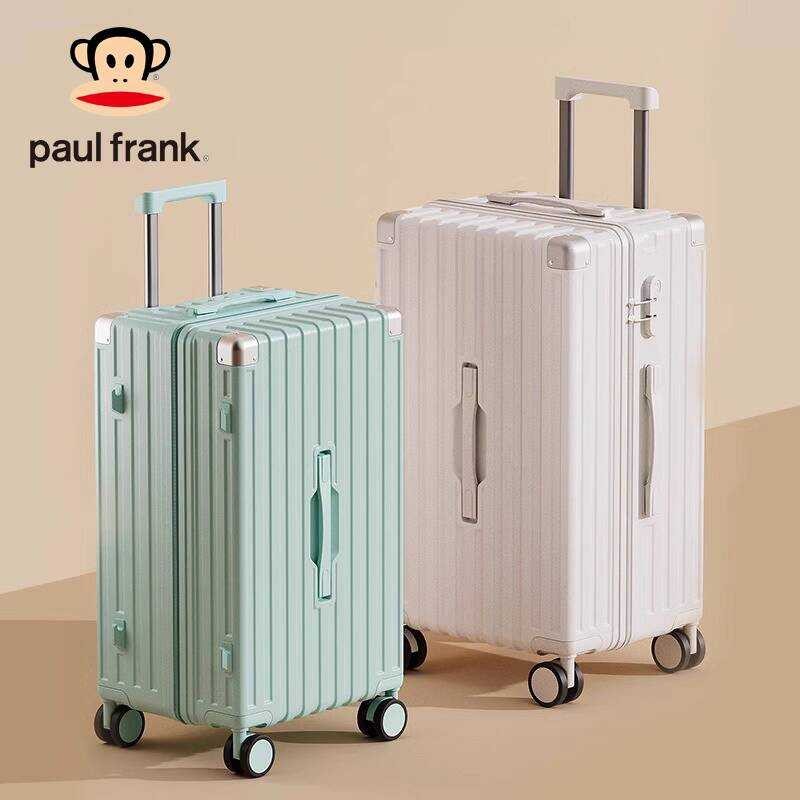 Mala de macaco de boca grande 2025, novo estilo, mala de grande capacidade, espessada, durável, mala de embarque, carrin