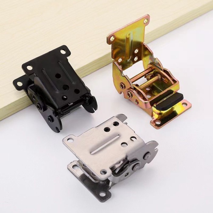 Dobradiça dobrável com travamento automático, mesa de centro, cadeira, pés, acessórios de Hardware para RV, móveis