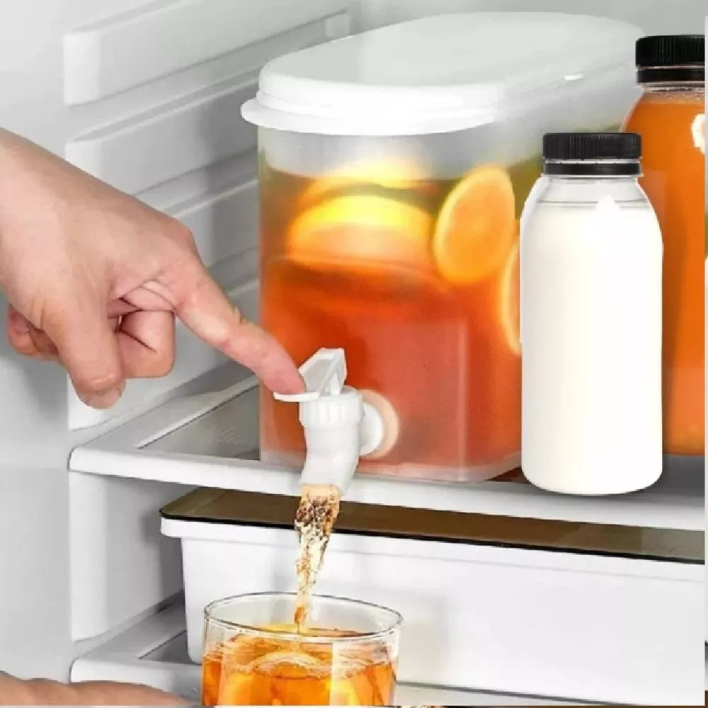 Jarra Dispenser de Bebidas com Torneira 3,5L Suqueira para Sucos Água Snel Home