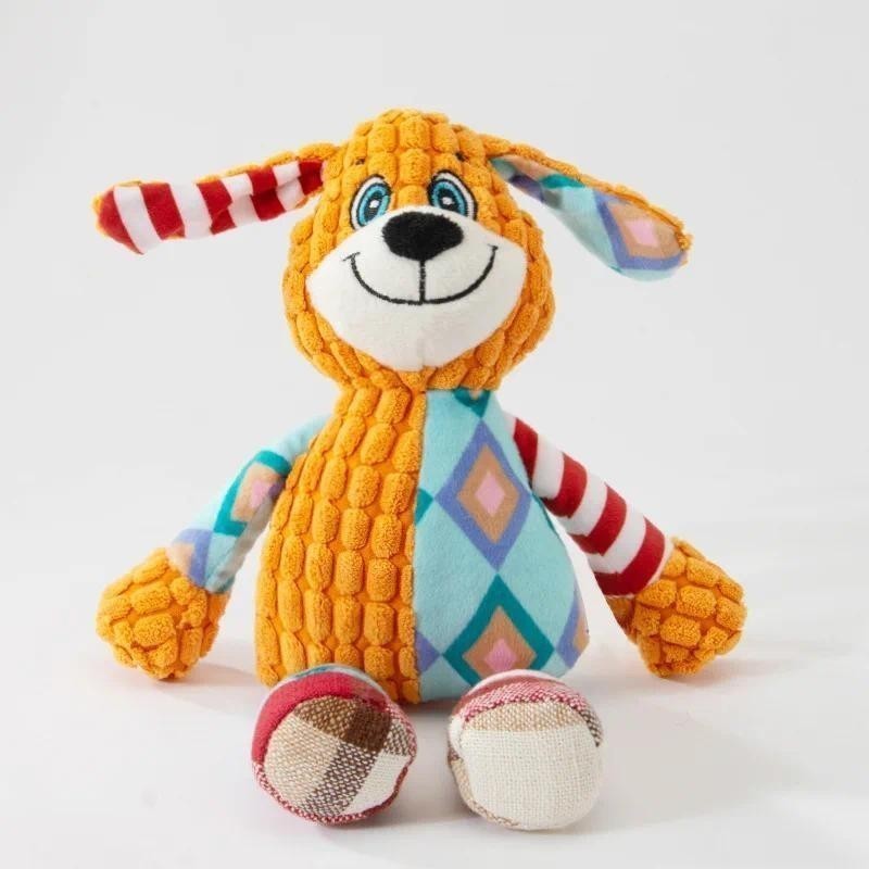 Brinquedo de Pelúcia para Animais de Estimação, Brinquedo Interativo para Gatos e Cães, Animais Fofos, Resistente a Mord