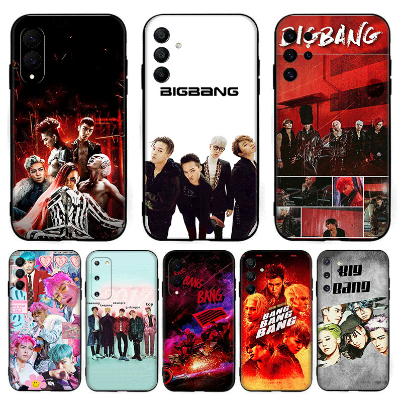 Menino Bonito BIGBANG OT4 V . 7 Para Samsung A54 A55 A60 A70 A71 Compatibilidade TPU Caso De Telefone Macio Capa Proteto