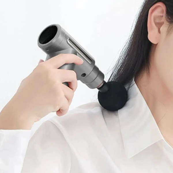 Massageador Elétrico Profissional Muscular Original - Portátil (LED)