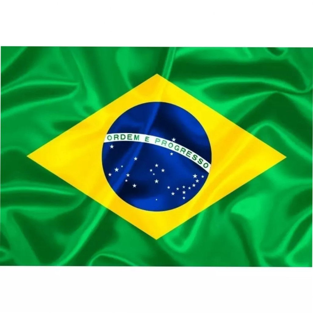 Bandeira do Brasil Copa do Mundo Grande 1,50m x 0,90m