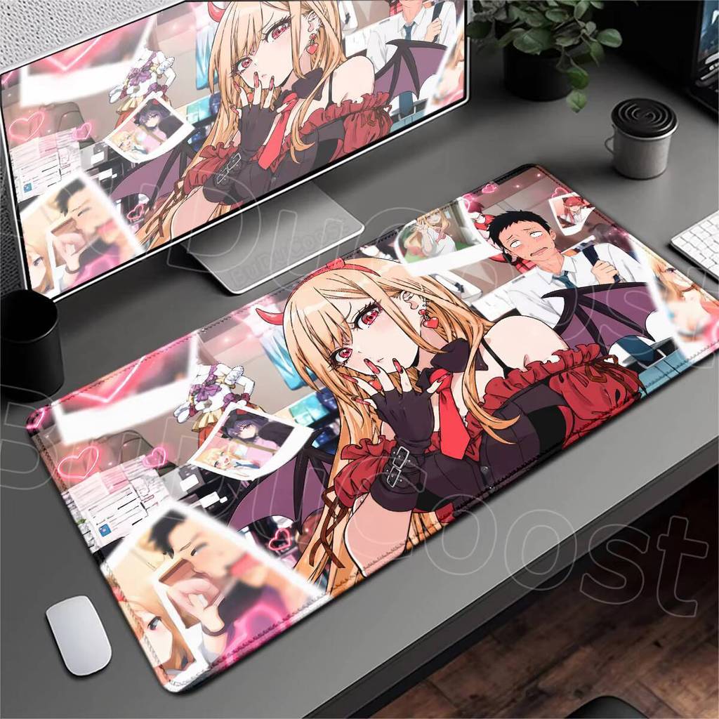 Meu Vestido Querido Kawaii Menina Marin Kitagawa Mouse Pad Grande Teclado De Computador Tapetes Acessórios De Jogos Para