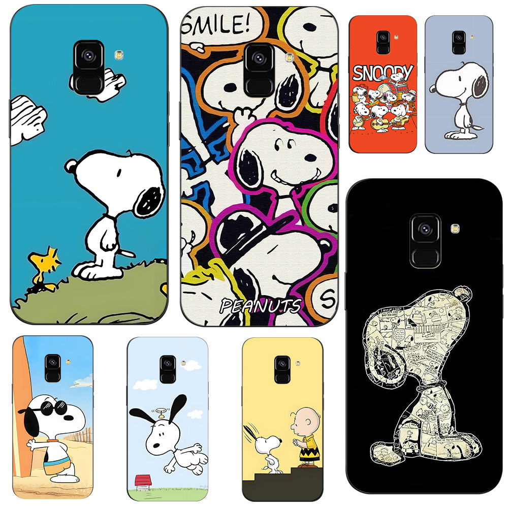Capinha Personalizada Samsung Galaxy A8 / A8 Plus 2018 Case Snoopy Capinha Do Snoopy Capinha Snoopy iPhone @10022
