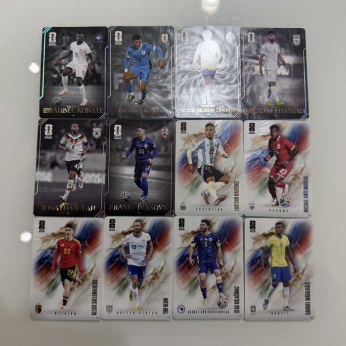 Jogo De Cartas Panini 2026FIFA World Cup Cartões Estrela Colecionáveis Embalados Como Mostrado Na Imagem , 12 Peças De A