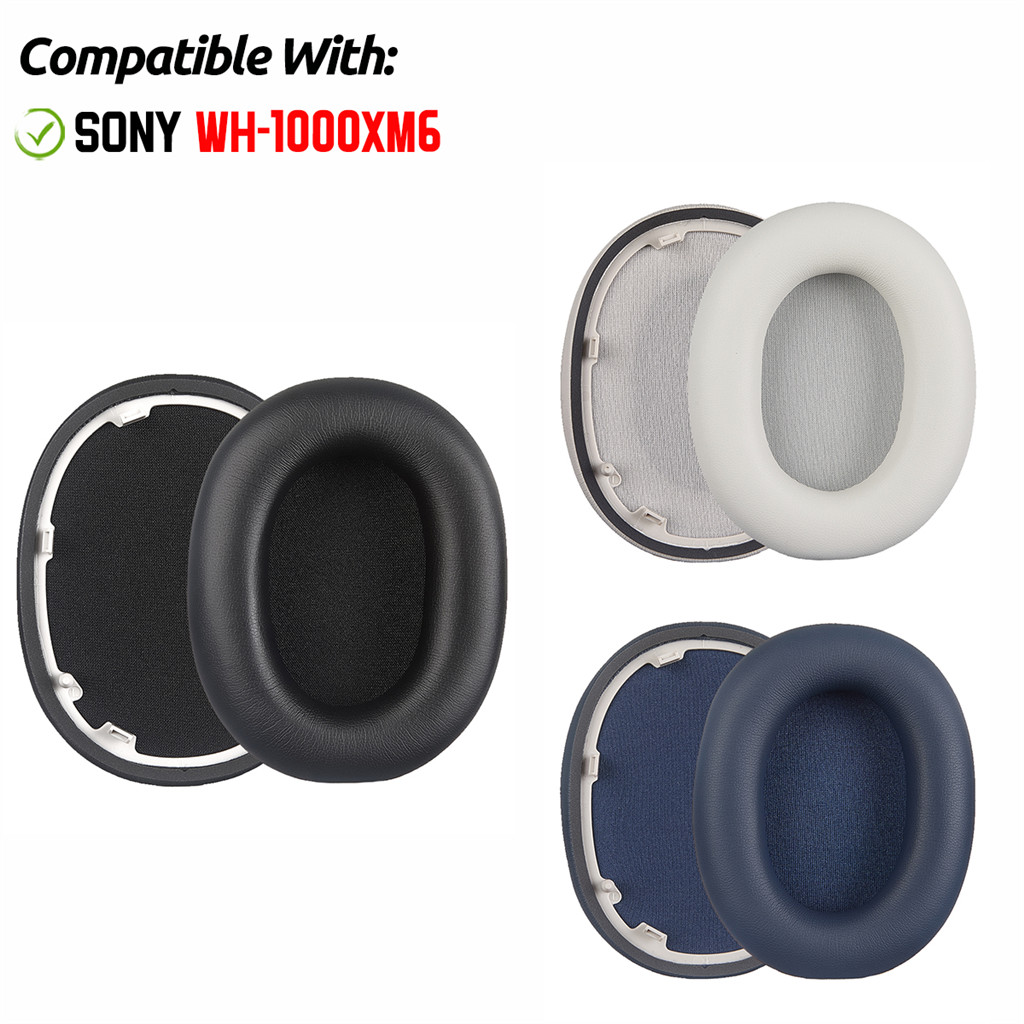 Para Sony WH-1000XM6 Fone De Ouvido Eaepads Bandana Cabeça Banda Feixe Almofada Esponja Earmuffs Capa Substituição