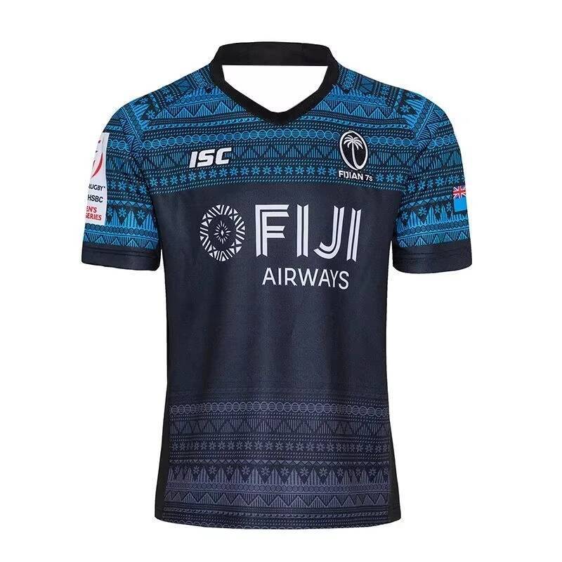 2026 Nova Fiji Rugby Camisa Masculina Verão Respirável Secagem Rápida Ao Ar Livre Casual Fitness Camiseta Beachwear Surf