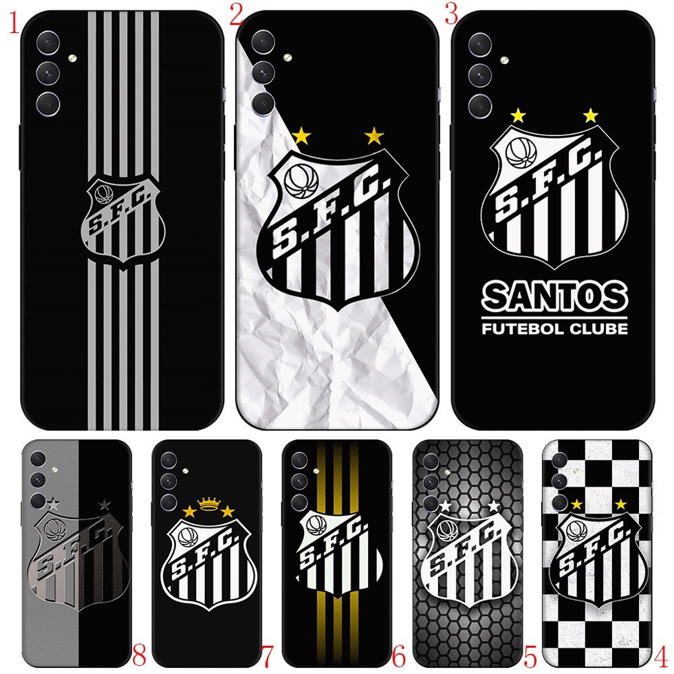 B10 Santos FC Samsung A01 Ue A02 M02 A03S A10 S A20 A30 Compatibilidade TPU Capas De Telefone Capa Protetora