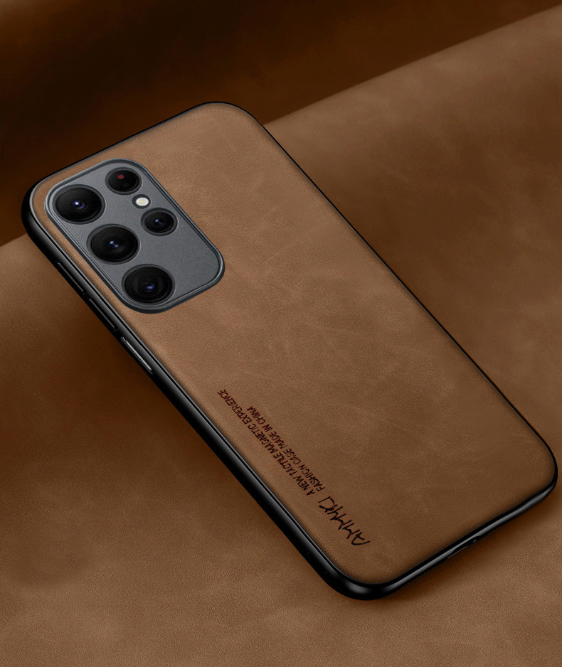 Quente Macio Couro Do Plutônio Capa De Silicone Para Samsung Galaxy S25 Ultra Caso S25 S24 S25 Plus em Oferta na Shopee