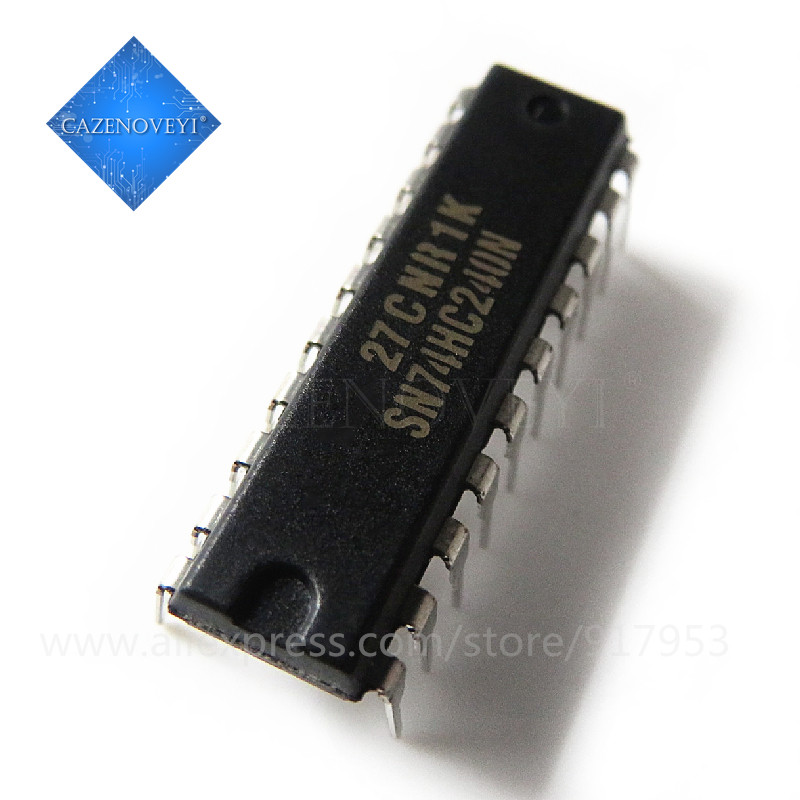 10 Peças 74HC240 SN74HC240N DIP-20 Inversor/chip Amortecedor Novo original Em Estoque