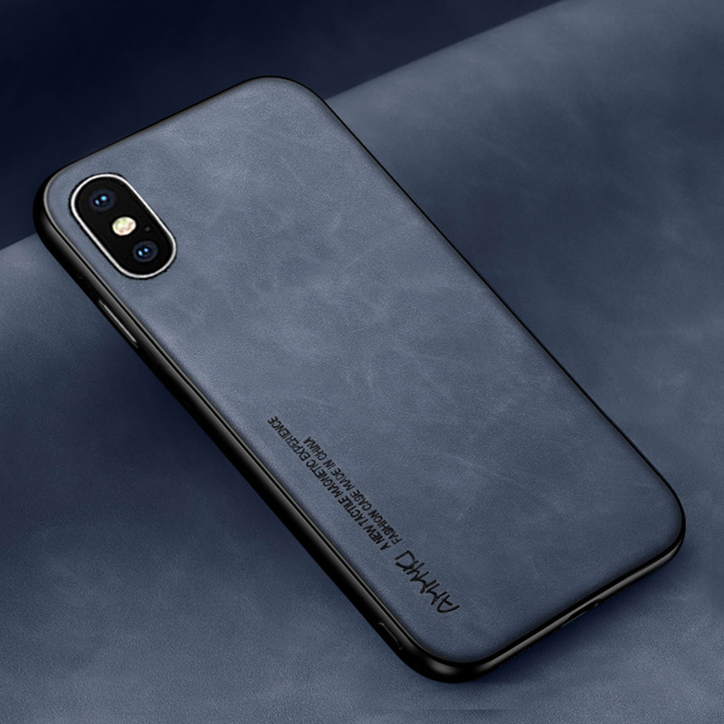 Anual Melhor Capa De Couro Macio Para Apple Iphone X XS MAX XR TPU Silicone Pára-Choques Caso - detalhe