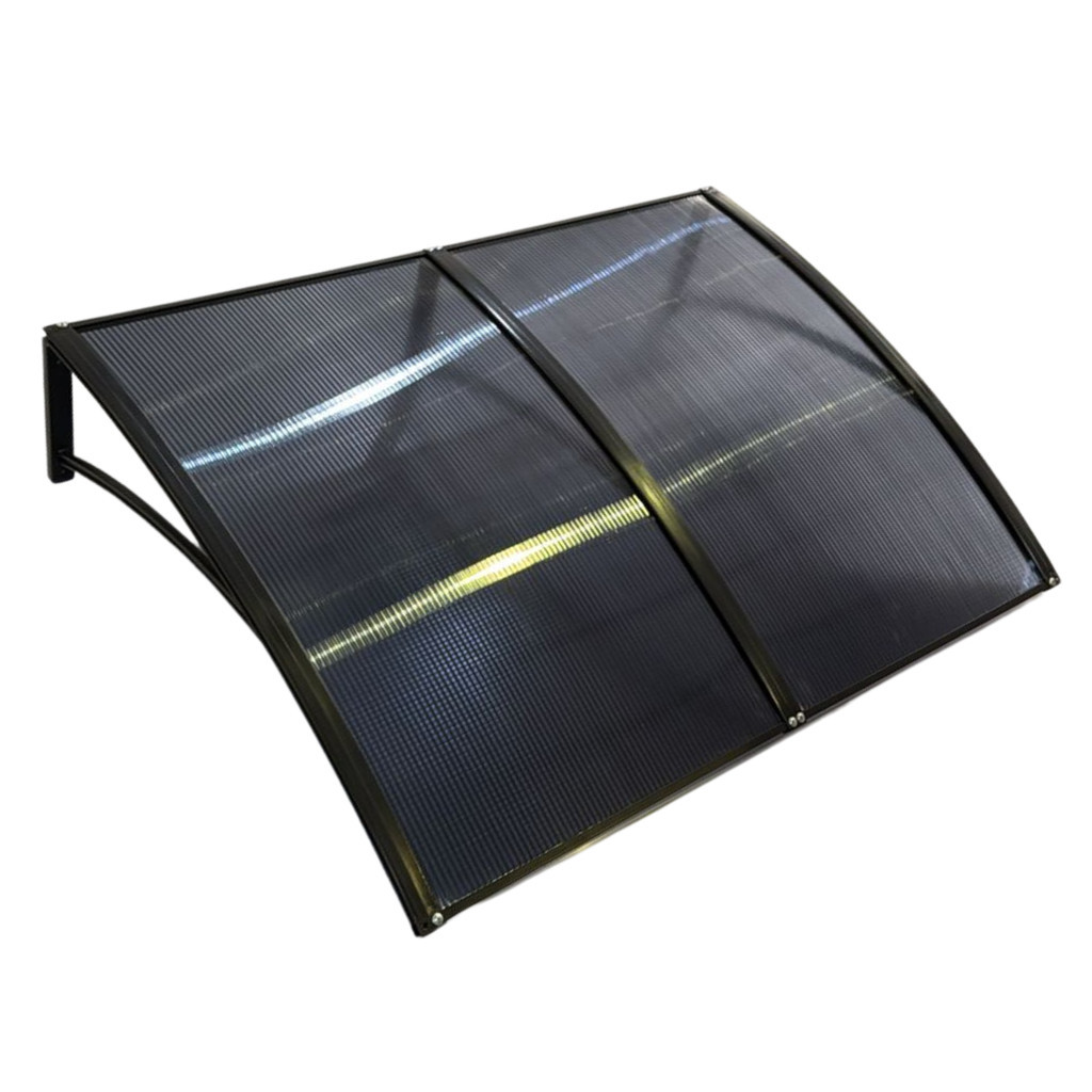 Toldo Policarbonato 120x70cm com Fumê – Design Moderno para Portas e Janelas