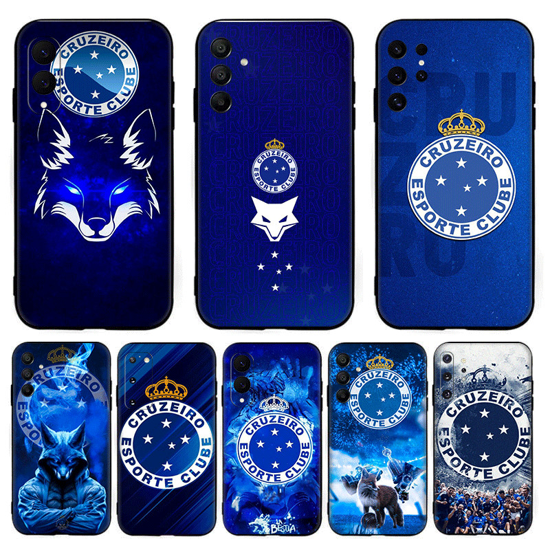 Cruzeiro Club c . 1 Para Samsung S7 Edge S8 S9 Plus Compatibilidade TPU Capa De Telefone Protetora Macia