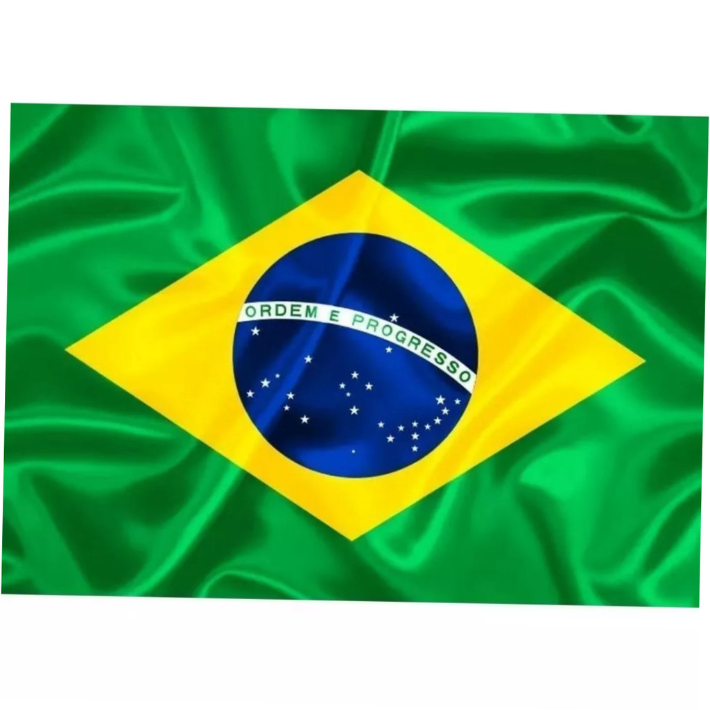 Bandeira do Brasil Copa do Mundo Grande 1,50m x 0,90m