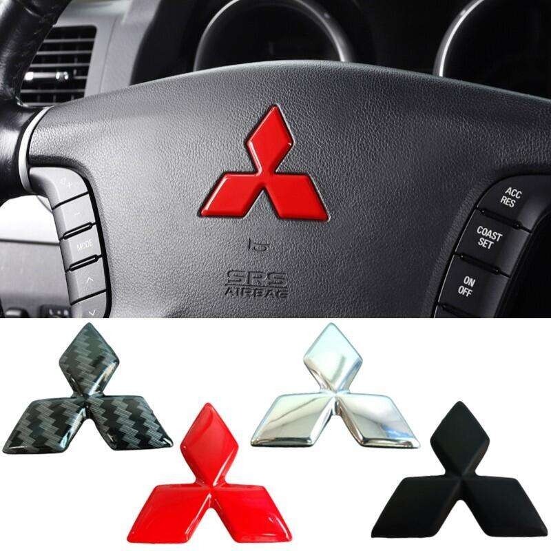 PuraAutoRepair LAIFU 1 Peça ABS Adesivo De Emblema De Carro Para Mitsubishi ASX EVO Lancer Montero Mirage Outlander Gran