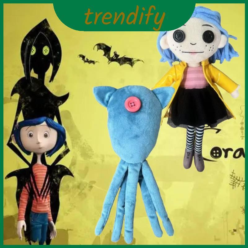 Delicioso Pelúcia De Lula Coraline Colecionável Com Design De Polvo Lindamente Trabalhado