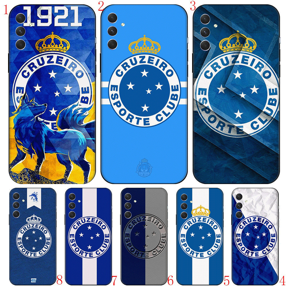 Cruzeiro Clube C12 Para Samsung S6 J730 J2 J5 J7 Pro Prime Core TPU Capa De Telefone De silicone Macio Preto
