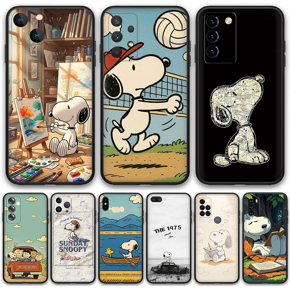 Samsung Galaxy S20 Fe S20Ultra S20Plus S20Lite S22 S22Plus S22 Ultra K2N8 Snoopy TPU Silicone Macio Capa De Telefone