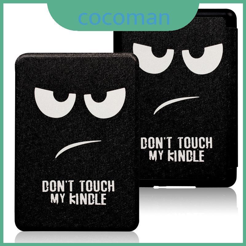 Para Kindle J9g29r Capa Flip De Couro Elegante Com Impressão Artística E Recursos Antichoque Usuários De Ereader