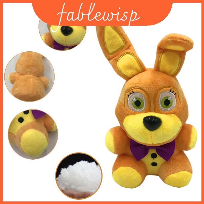 Boneca De Pelúcia Macia E Colecionável Five Nights At Freddys Spring Bonnie