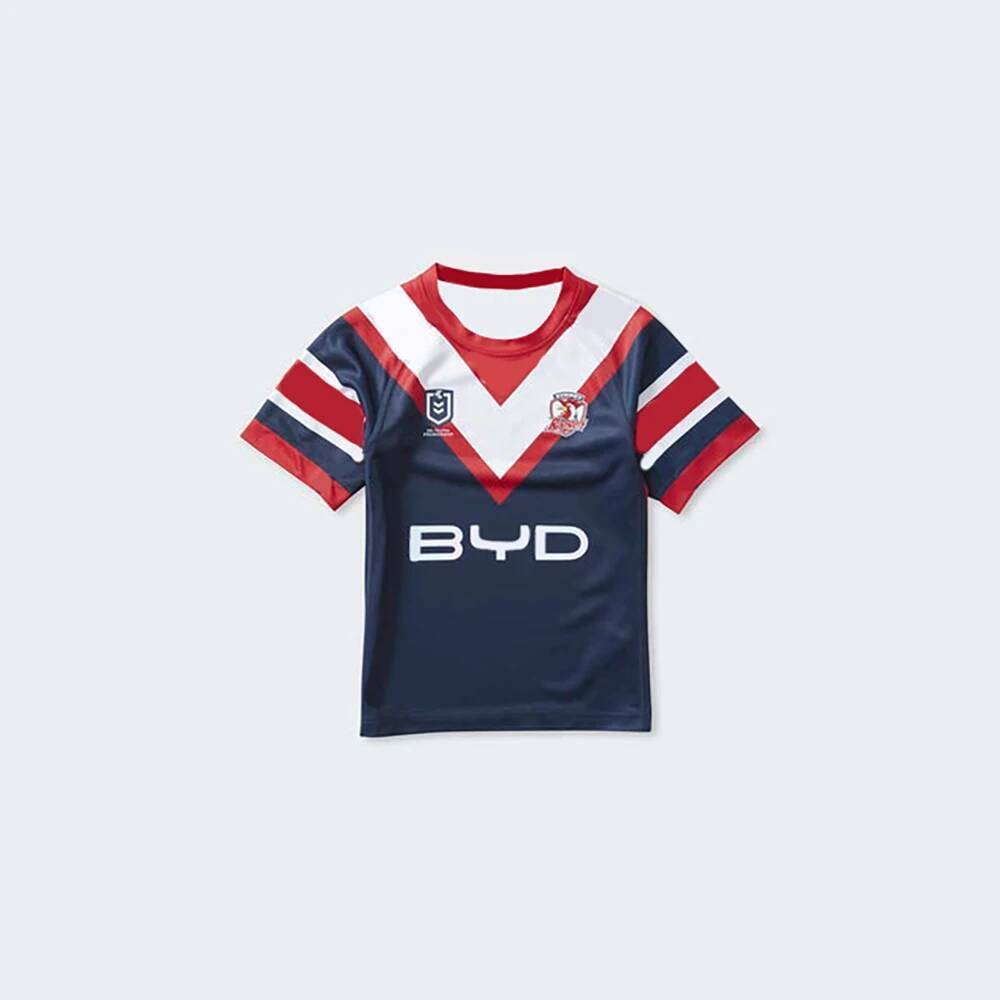2026 Galos Rugby Jersey NRL Camisa Masculina De Treinamento Doméstico De Poliéster Respirável De Secagem Rápida Camiseta