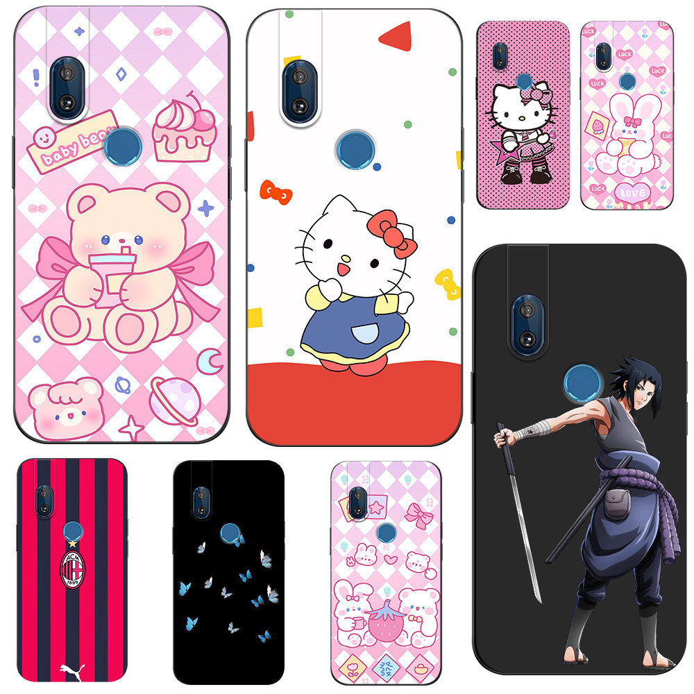 Capa De Telefone Personalizada Motorola Moto One Hyper @ 10037 Gato Fofo De Desenho Animado Engraçado Personagens Felino