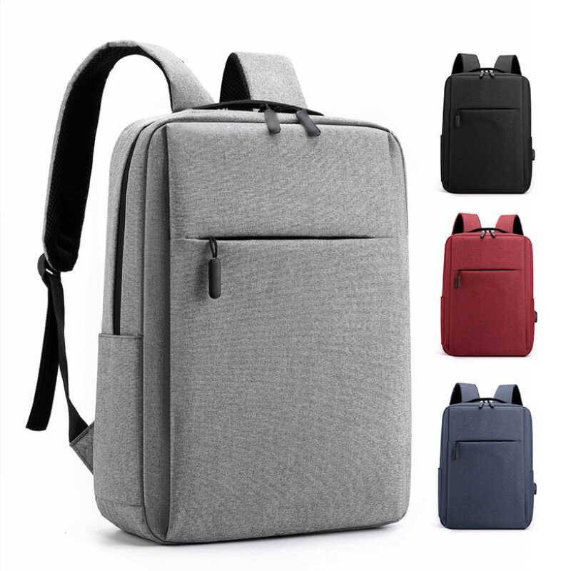 Mochila para Laptop Bolsa de negócios com carregamento USB Masculino pode imprimir impressão leve para impressão