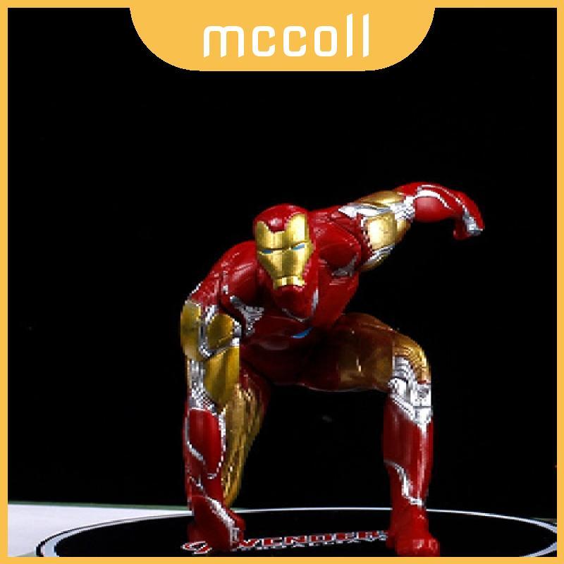 Decoração Durável Da Estatueta Do Homem De Ferro Hulk Aranha Perfeita Para Exibições Bolo