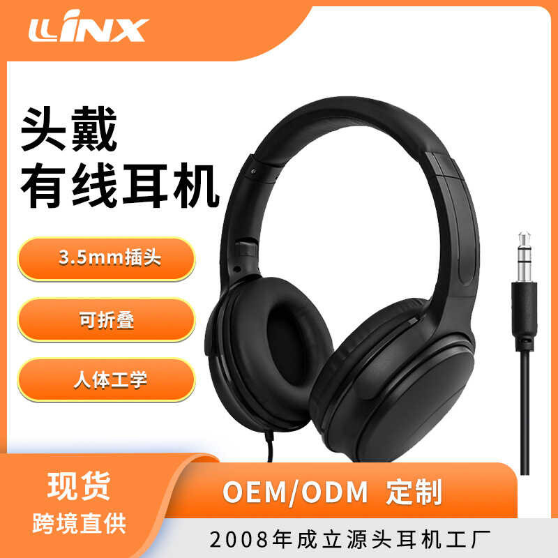 Fone de ouvido com fio fone de ouvido estéreo Bilateral fone de ouvido com fio MP3 música fone de ouvido dobrável