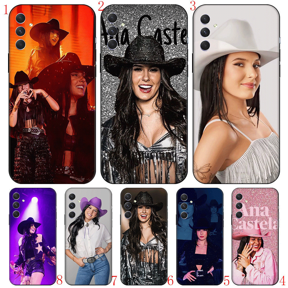 Ana Castela Cantor B10 Para Samsung S6 J730 J2 J5 J7 Pro Prime Core TPU Capa De Telefone De silicone Macio Preto