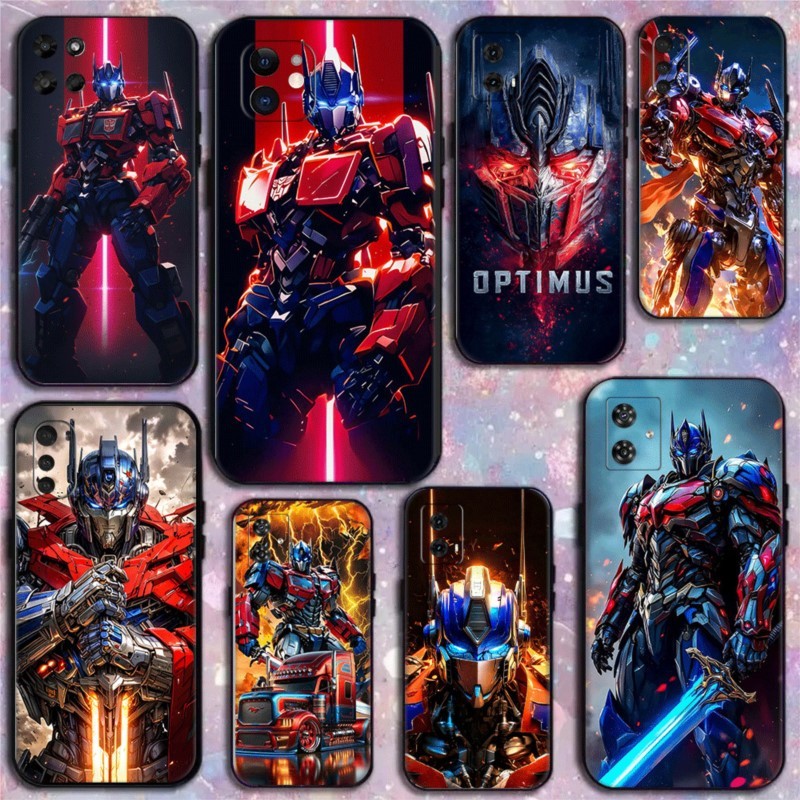 Autobots Optimus Prime X . 3 Para Moto G50 G 5G Plus G9 Play G30 G10 G20 Compatibilidade TPU Caso De Telefone Macio Capa