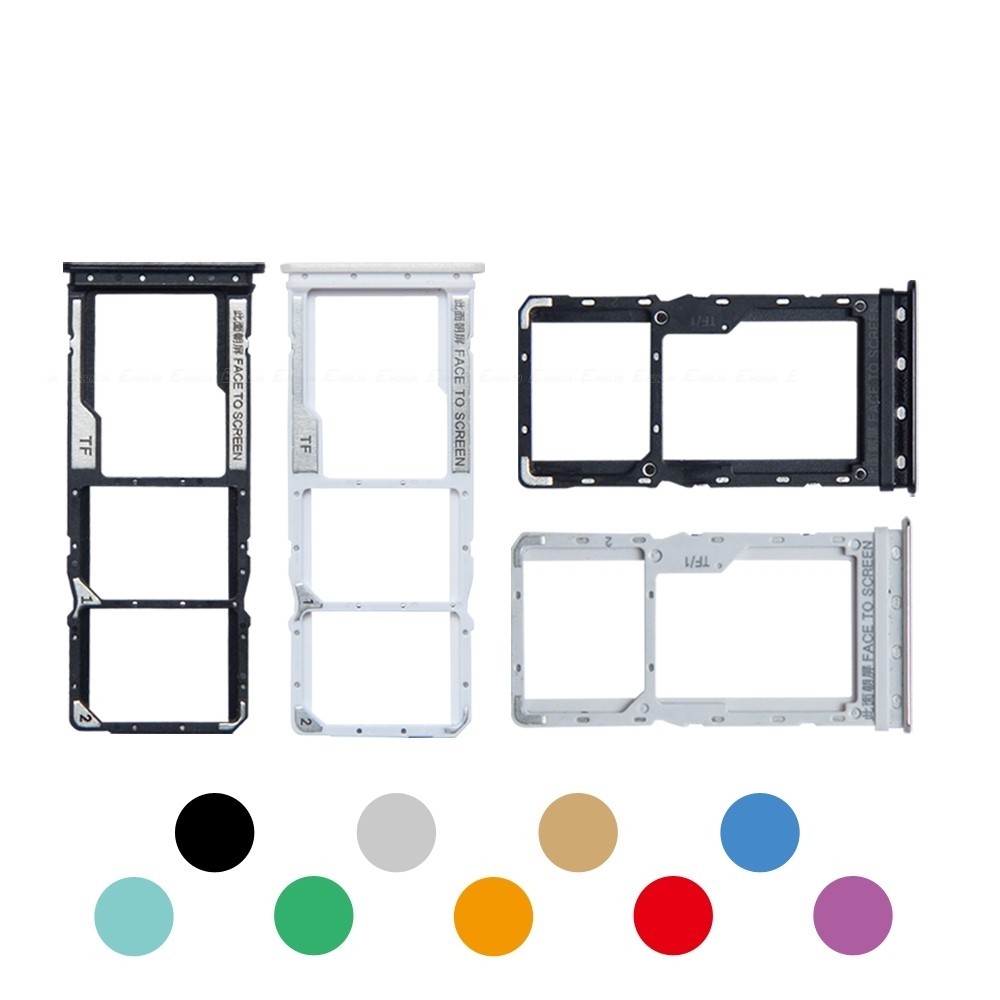 Adaptador De Leitor De Slot De Bandeja De Cartão Sim Para XiaoMi Redmi Nota 12S 12R Pro Micro SD Conector Recipiente Peç
